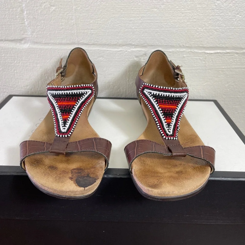 PIKOLINOS beaded leather